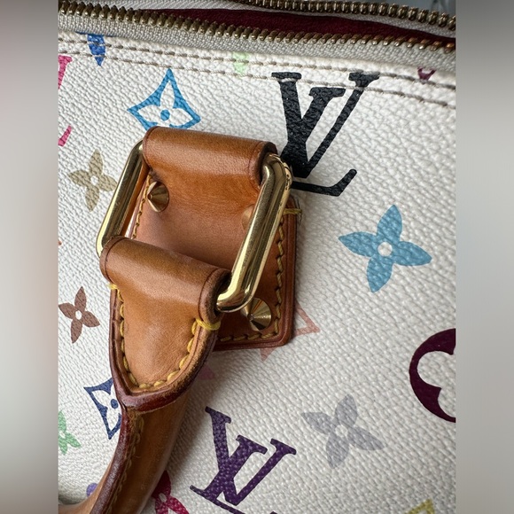 Louis Vuitton Takashi Murakami White Monogram Multicolore Alma - Picture 15 of 17